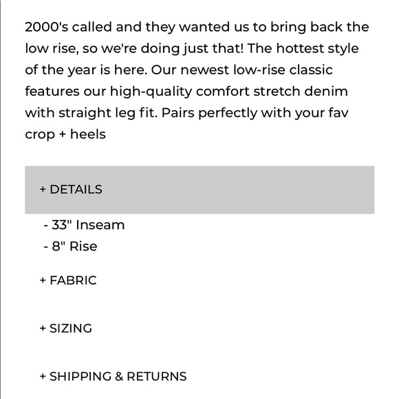 Revice Low Rise Jeans - Picture 3 of 4